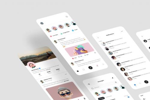 SYNC Connect - Social Media App UI Kit