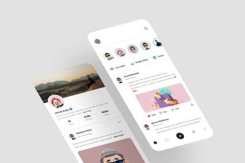 SYNC Connect - Social Media App UI Kit