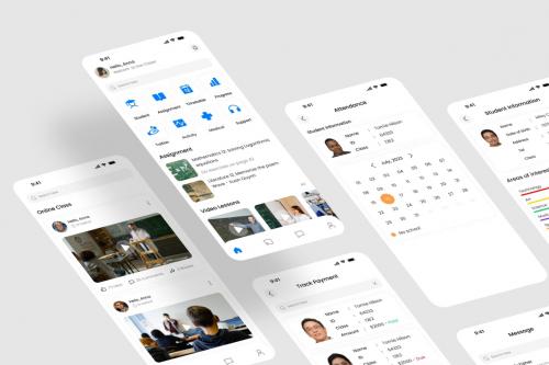 Sun Class - Student Management App UI Kit