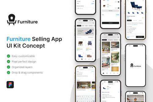 Furniture Selling App UI Kit