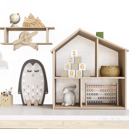 Toys, decor and furniture for nursery 1