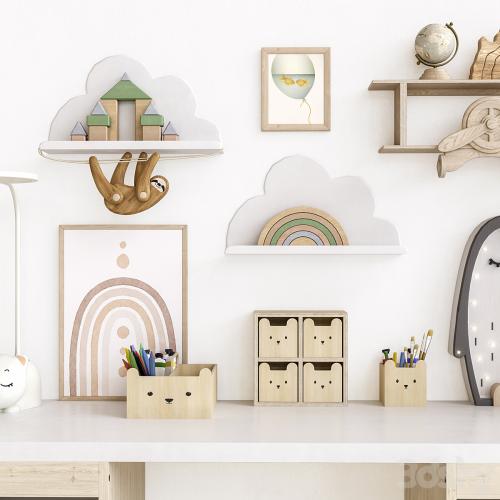 Toys, decor and furniture for nursery 1