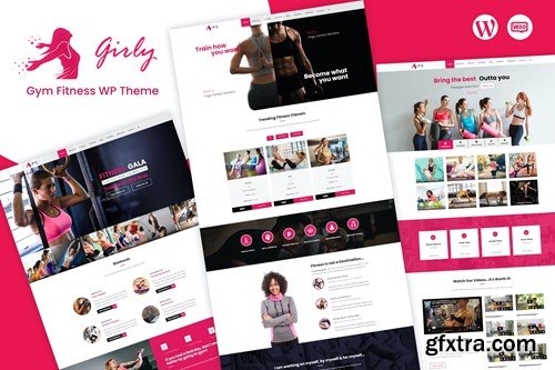 Gym Fitness WordPress Theme GWM3JW4