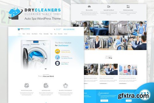 Dry Cleaning | Laundry Services WordPress Theme WCN4368