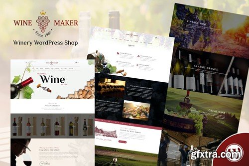 Wine Maker - Winery WordPress Shop HJ54WSG