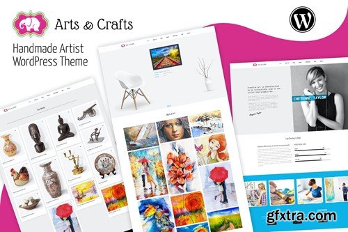 Crafts & Arts - Handmade Artist WordPress 749SP6N