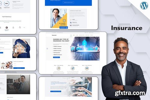 Insurance WordPress Theme 3NH43MR