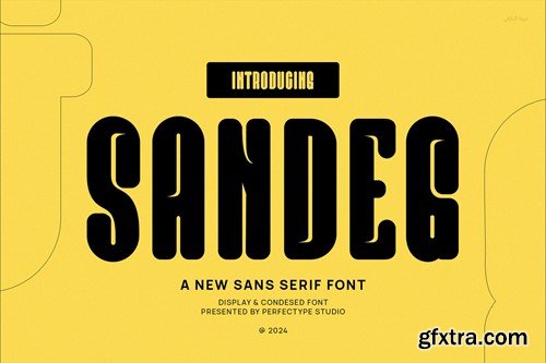 Sandeg Modern Futuristic Sans Serif Font U4N88FK