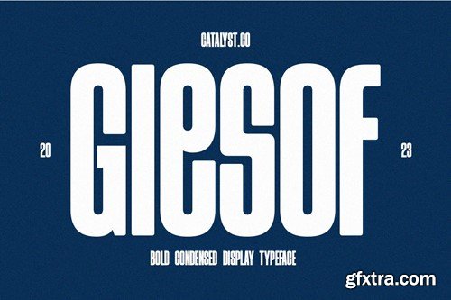 Giesof Bold Condensed Display Font 2ZVAKK9