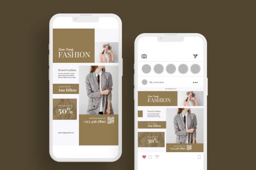 Minimalist Brand Fashion Sale Flyer Template