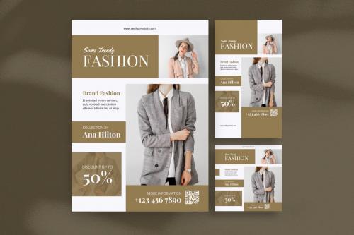 Minimalist Brand Fashion Sale Flyer Template