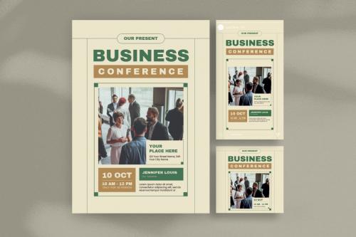 Our Present Business Conference Flyer Template