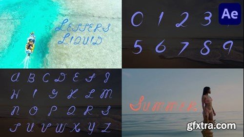 Videohive Liquid Letters for After Effects 50252674