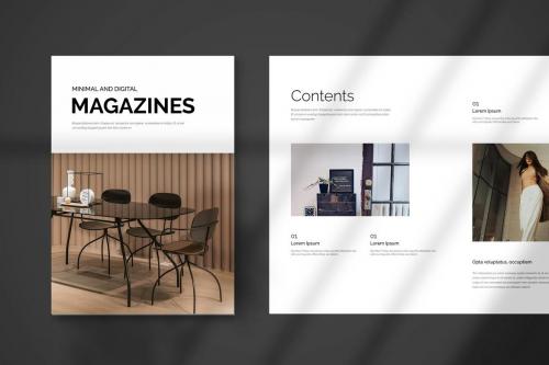 Minimal Magazine Template