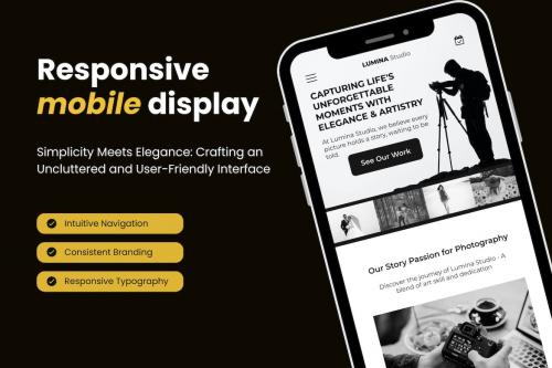 Lumina Studio - Photography Studio Landing Page
