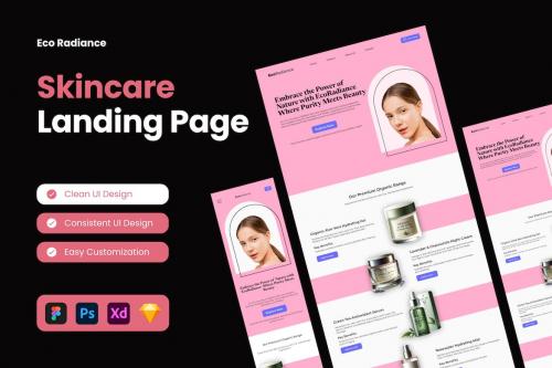 Eco Radiance - Skincare Landing Page