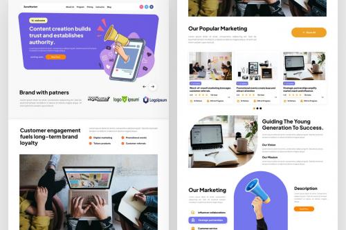 Zonemarket - Digital Marketing Landing Page