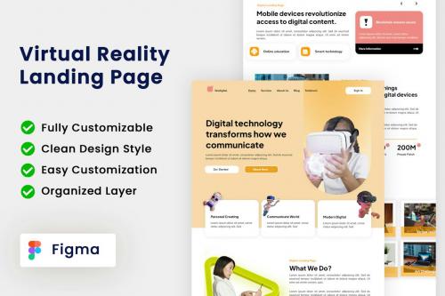 Wadigital - Virtual Reality Landing Page