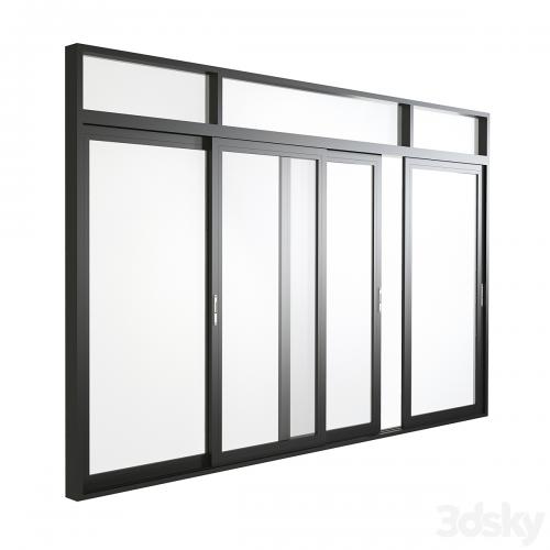 Aluminum Sliding four Doors & Windows