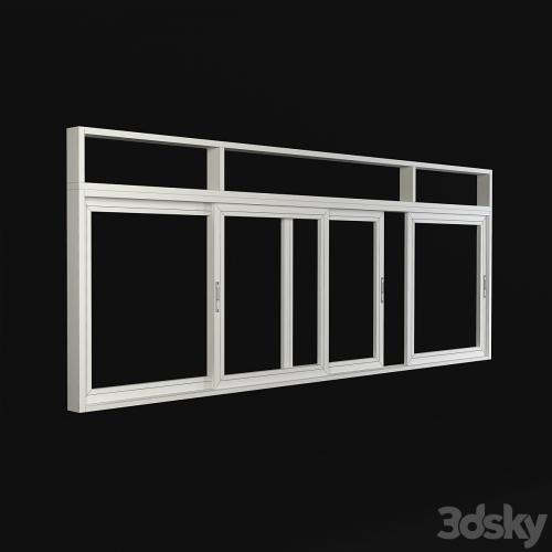 Aluminum Sliding four Doors & Windows