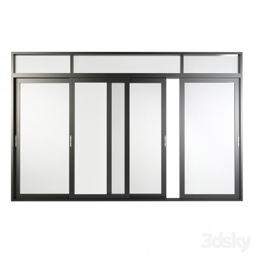 Aluminum Sliding four Doors & Windows