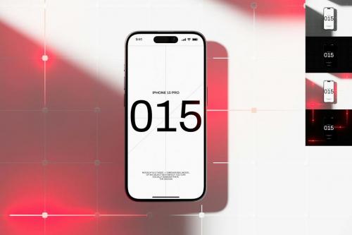 iPhone 15 Pro Mockup