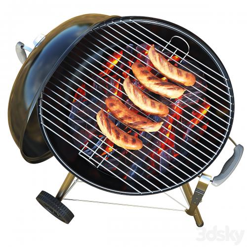 Portable Kettle BBQ Grill