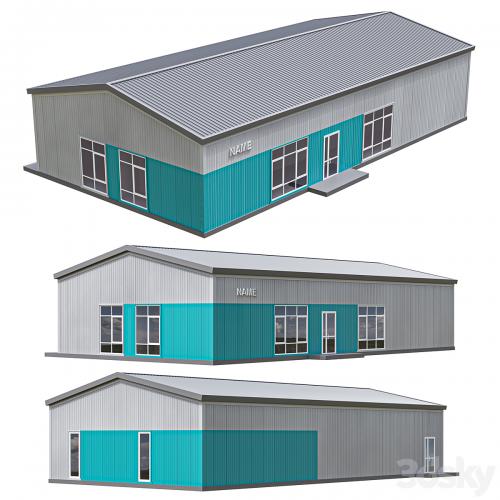 Sandwich panel building