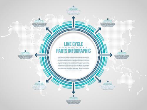 Line Cycle Infographic - 356745766