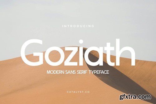 Goziath Modern Sans Serif Font ZKFH6HR