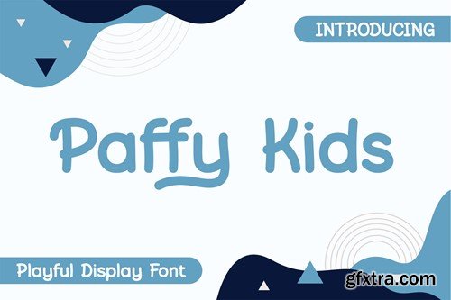 Paffy Kids - Playful Display Font WMMZ82Z