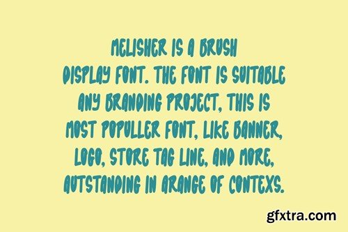 Melisher - Playful Font SC83HUB