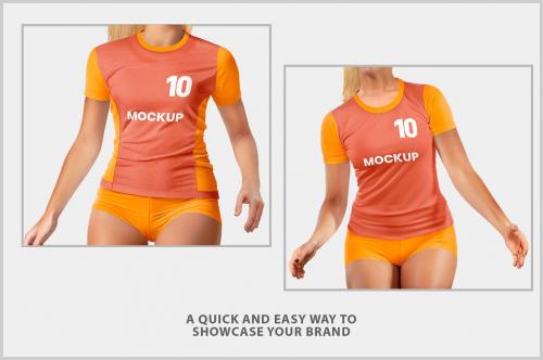 Volleyball Player Mockup