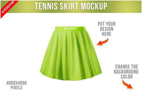 Tennis Skirt Mockup