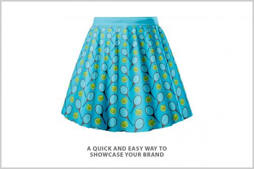 Tennis Skirt Mockup