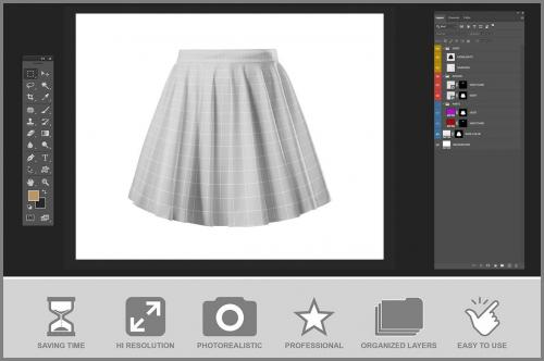 Tennis Skirt Mockup