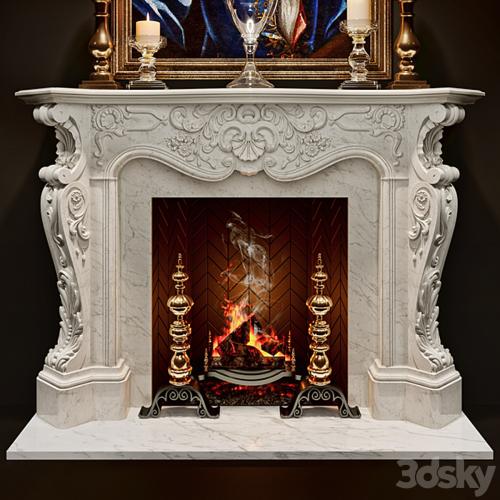 Antique Rococo Fireplaces - Louis XV