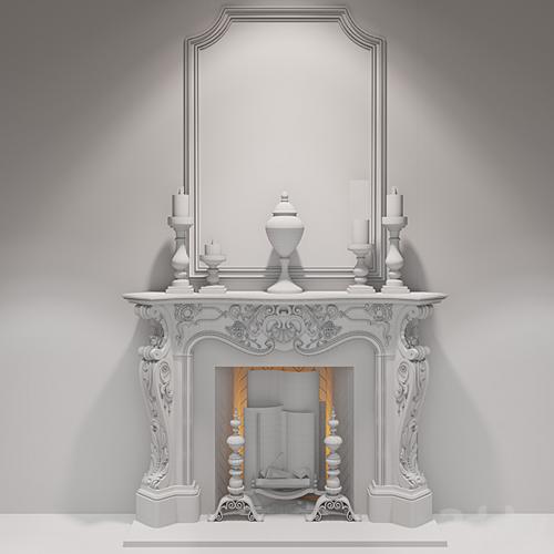 Antique Rococo Fireplaces - Louis XV