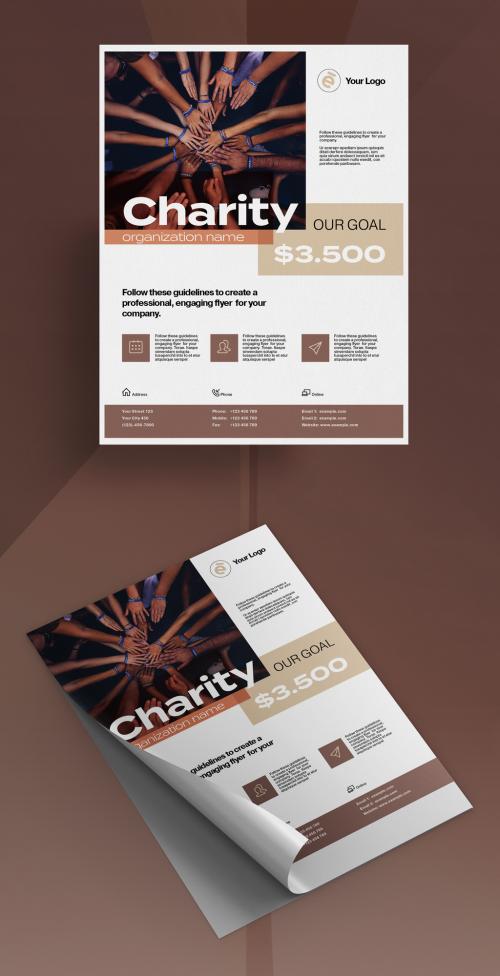 Charity Flyer Layout - 357222041