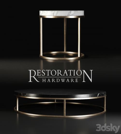 Restoration hardware nicholas marble round tables