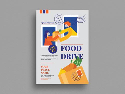 Food Drive Flyer Layout - 357244174