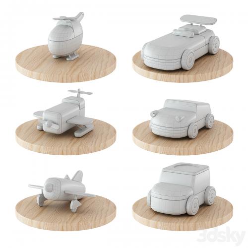 Set of wooden toys from S2VICTOR