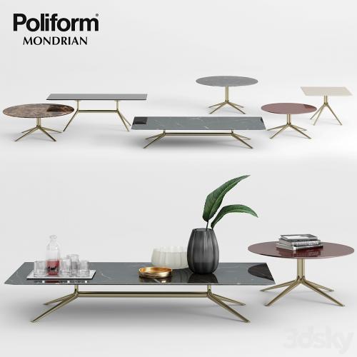 Poliform Mondrian Coffee Tables - 1