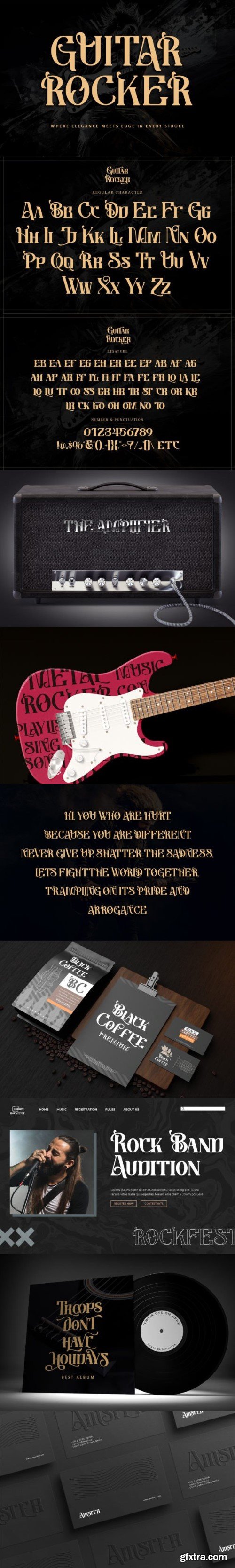 Guitar Rocker Font