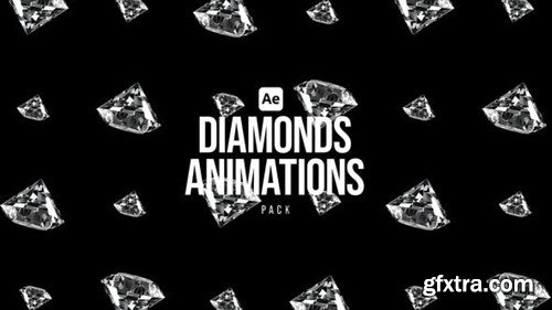 Videohive Diamonds Animations Pack 50289386