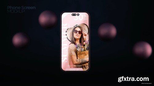 Videohive Phone 14 Clay Screen Mockup 50255916