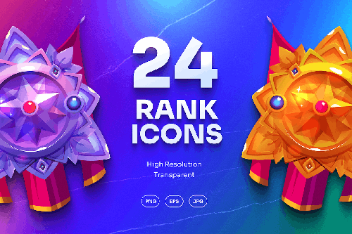 Game Rank Icons Vol.11