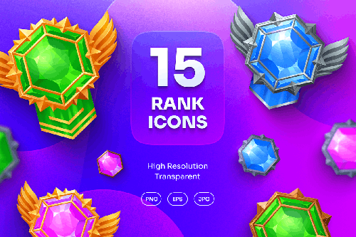 Game Rank Icons Vol.10