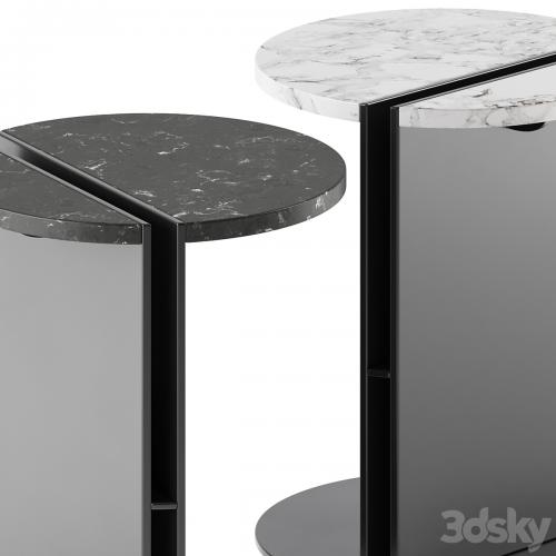 Maami Home HALF CALACATTA VIOLA Marble Side Tables