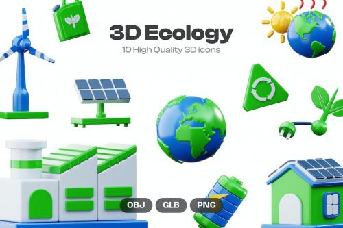 Ecology 3D Illustration